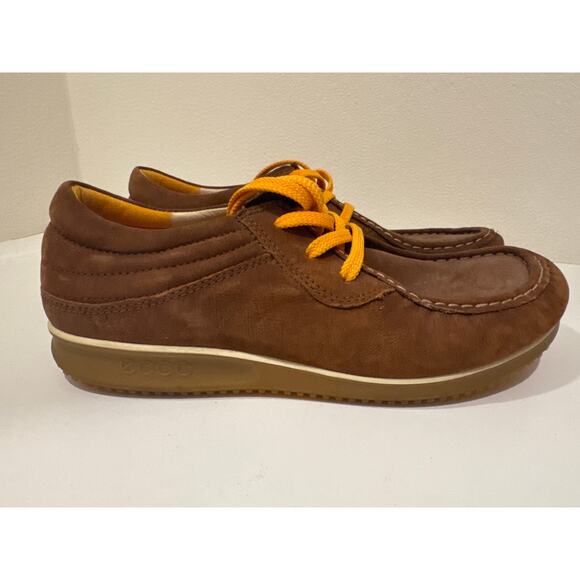 Ecco Mind Brown Suede Moccasin-Style Loafer ERU Size 44 US Men's 10 - Picture 1 of 5